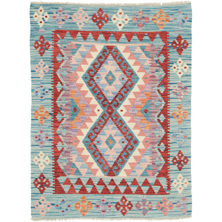 Rug Kilim Afghanistan 83x110 Light Blue Turquoi