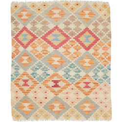 Tappeto Kilim Afghanistan 82x100 Beige Crema Co
