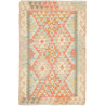 Rug Kilim Afghanistan 83x126 Peach Coral Blue I