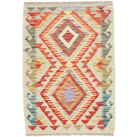 Tappeto Kilim Afghanistan 66x94 Beige Chiaro Ro