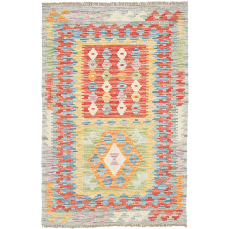 Rug Kilim Afghanistan 81x123 Light Grey Blue Re