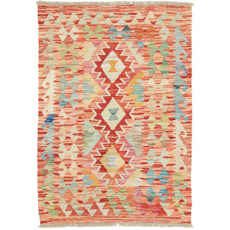 Rug Kilim Afghanistan 79x117 Terracotta Red Ora