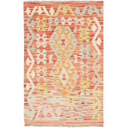Tappeto Kilim Afghanistan 79x126 Terracotta Azz