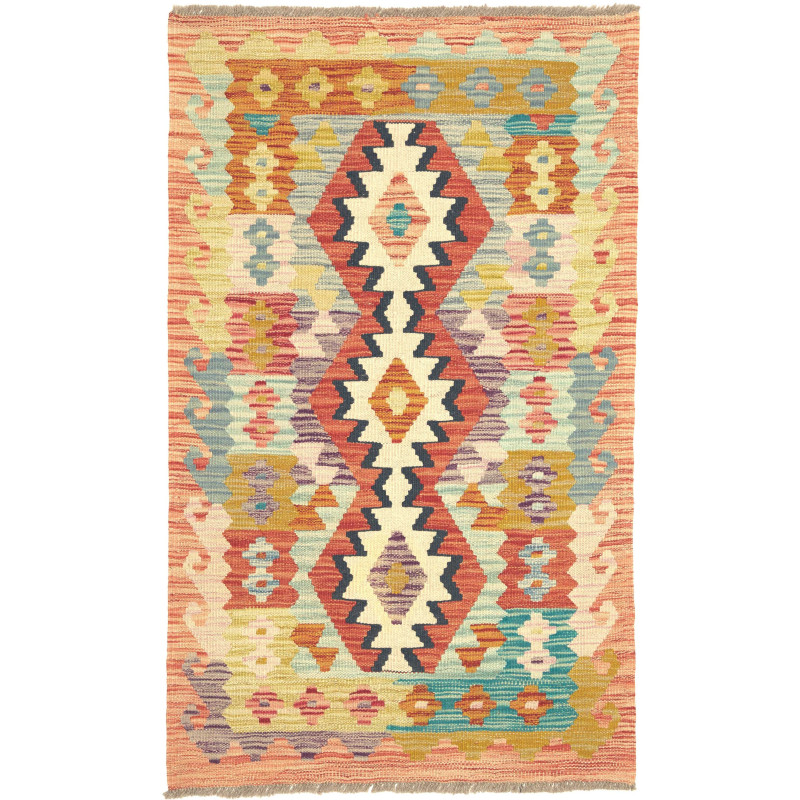 Tappeto Kilim Afghanistan 75x125 Arancione Terr