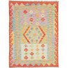 Tappeto Kilim Afghanistan 93x125 Rosso Arancio