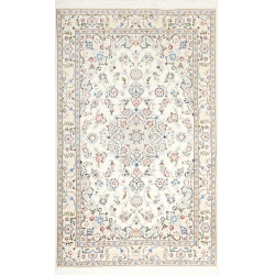 Nain 9la 133x213 Cm Nain 9la, Persia, Hand-carded Wool And