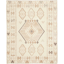 Tappeto Kilim Afghanistan 150x186 Crema Beige M