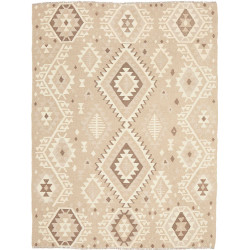 Tappeto Kilim Afghanistan 154x198 Beige Marrone