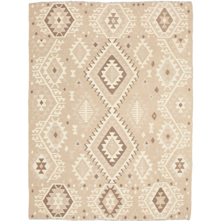 Tappeto Kilim Afghanistan 154x198 Beige Marrone