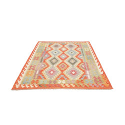 Tappeto Kilim Afghanistan 153x217 Arancione Ter