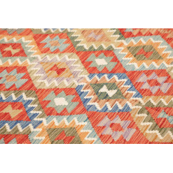 Tappeto Kilim Afghanistan 154x201 Terracotta Bl