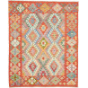 Tappeto Kilim Afghanistan 156x193 Rosso Arancio