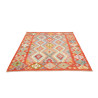 Tappeto Kilim Afghanistan 156x193 Rosso Arancio
