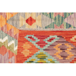 Tappeto Kilim Afghanistan 156x193 Rosso Arancio