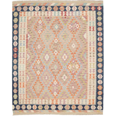 Tappeto Kilim Afghanistan 158x198 Beige Arancio