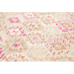 Tappeto Kilim Afghanistan 155x204 Crema Rosa Me