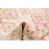 Tappeto Kilim Afghanistan 155x204 Crema Rosa Me
