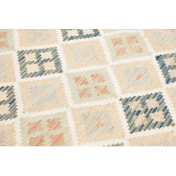 Tappeto Kilim Afghanistan 152x199 Beige Blu Cor