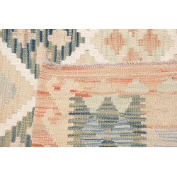 Tappeto Kilim Afghanistan 152x199 Beige Blu Cor