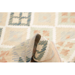 Tappeto Kilim Afghanistan 152x199 Beige Blu Cor