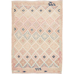 Tappeto Kilim Afghanistan 150x210 Beige Rosato