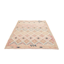 Tappeto Kilim Afghanistan 150x210 Beige Rosato