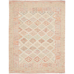 Tappeto Kilim Afghanistan 148x191 Beige Rosa Pe