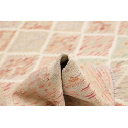 Tappeto Kilim Afghanistan 148x191 Beige Rosa Pe