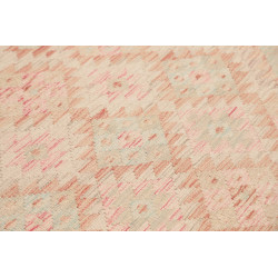 Tappeto Kilim Afghanistan 147x200 Crema Rosa Co