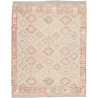 Tappeto Kilim Afghanistan 150x190 Beige Rosa Az