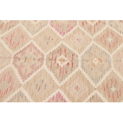 Tappeto Kilim Afghanistan 150x190 Beige Rosa Az