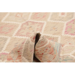 Tappeto Kilim Afghanistan 150x190 Beige Rosa Az