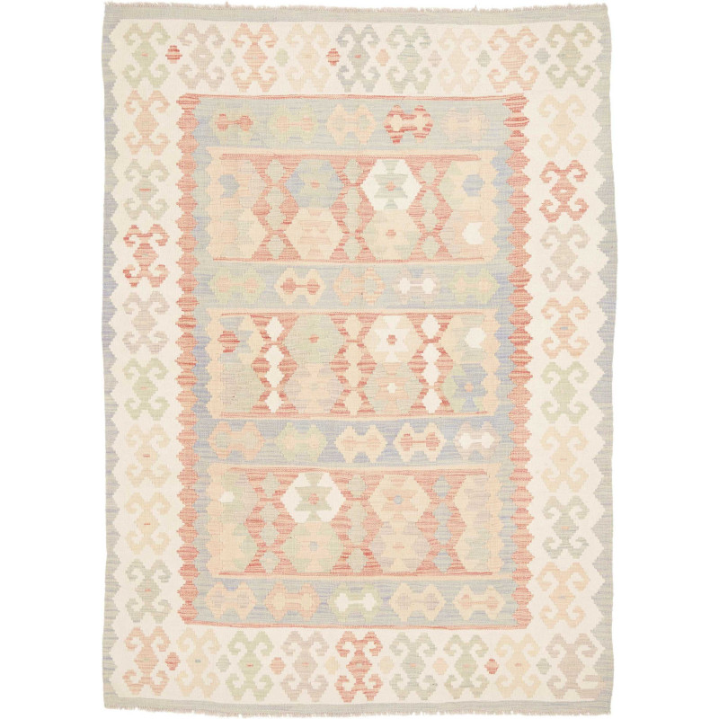 Tappeto Kilim Afghanistan 148x203 Azzurro Tenue