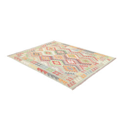 Tappeto Kilim Afghanistan 161x195 Verde Acqua R