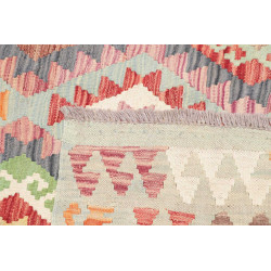 Tappeto Kilim Afghanistan 161x195 Verde Acqua R