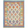 Tappeto Kilim Afghanistan 152x196 Blu Cielo Ara