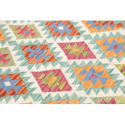 Tappeto Kilim Afghanistan 152x196 Blu Cielo Ara