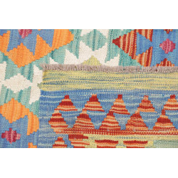 Tappeto Kilim Afghanistan 152x196 Blu Cielo Ara