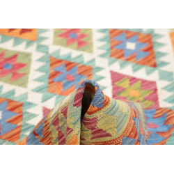 Tappeto Kilim Afghanistan 152x196 Blu Cielo Ara