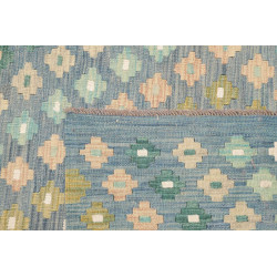 Tappeto Kilim Afghanistan 207x294 Azzurro Turch