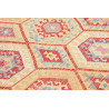 Tappeto Kilim Afghanistan 155x193 Giallo Crema