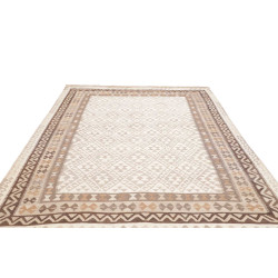 Tappeto Kilim Afghanistan 205x302 Avorio Beige