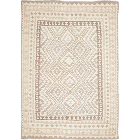 Tappeto Kilim Afghanistan 201x291 Crema Beige M