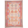 Tappeto Kilim Afghanistan 201x303 Rosa Corallo