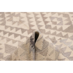 Tappeto Kilim Afghanistan 152x201 Crema Grigio