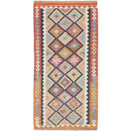 Tappeto Kilim Afghanistan 100x195 Terracotta Ar