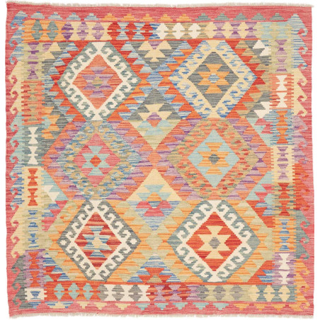 Tappeto Kilim Afghanistan 150x148 Multicolore T