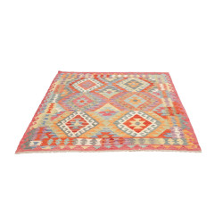 Tappeto Kilim Afghanistan 150x148 Multicolore T