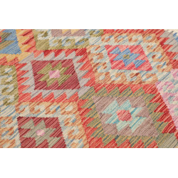 Tappeto Kilim Afghanistan 153x147 Rosso Terraco