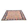 Tappeto Kilim Afghanistan 151x149 Blu Scuro Ara